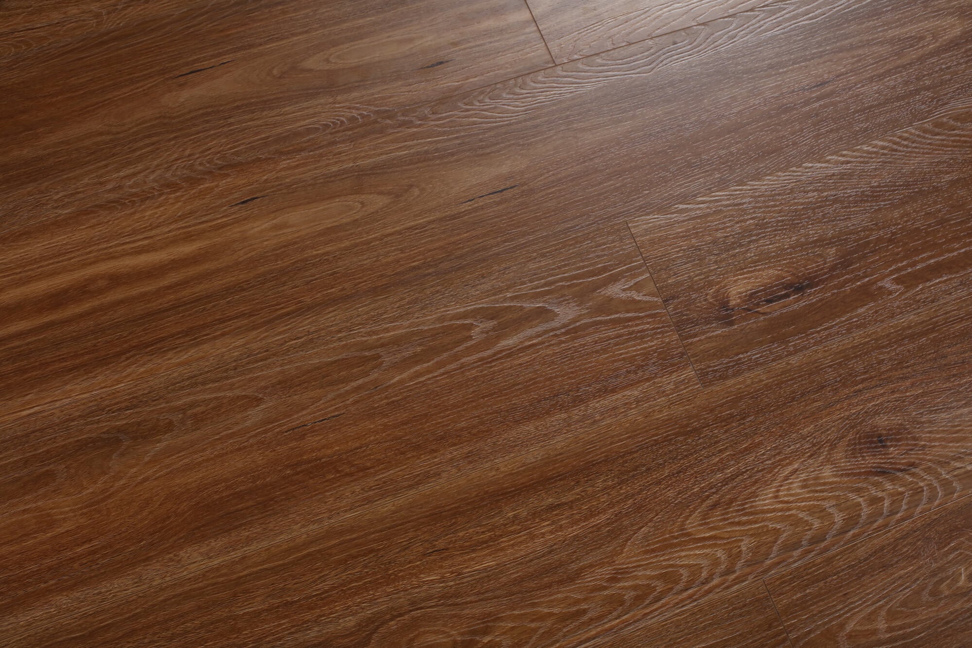 12mm 1.79sqm Brown Oak Waterproof Laminiate Flooring - 2 series 1.5m with IXPE underlay -218